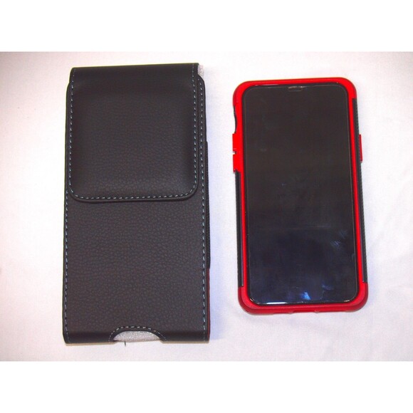 Phone Vertical Cell Phone Belt Clip Loop Pouch Holster With Safety Clip NEW - Picture 1 of 9